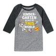 thumbnail image 1 of Dr. Seuss - Kindergarten Out Of This World - Youth Raglan Graphic T-Shirt, 1 of 6