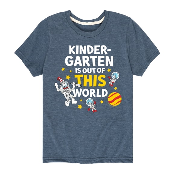 Dr. Seuss - Kindergarten Out Of This World - Youth Short Sleeve Graphic T-Shirt