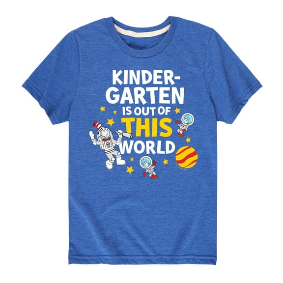 Dr. Seuss - Kindergarten Out Of This World - Youth Short Sleeve Graphic T-Shirt