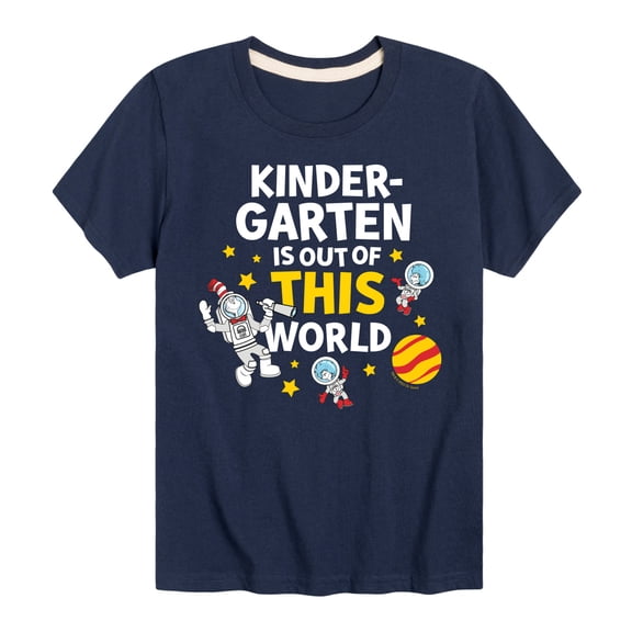 Dr. Seuss - Kindergarten Out Of This World - Youth Short Sleeve Graphic T-Shirt