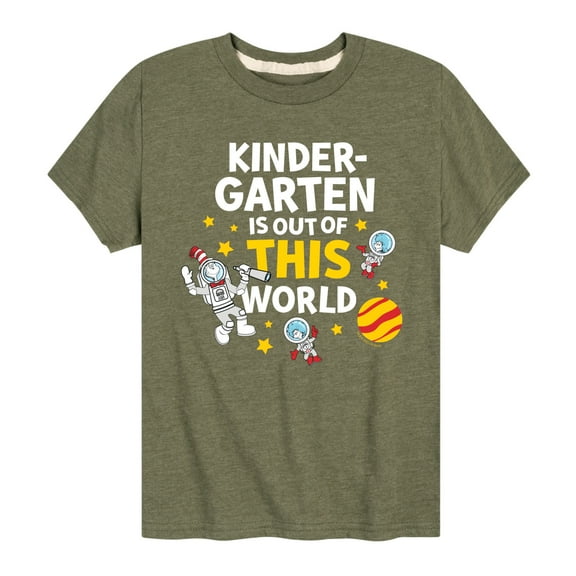 Dr. Seuss - Kindergarten Out Of This World - Youth Short Sleeve Graphic T-Shirt