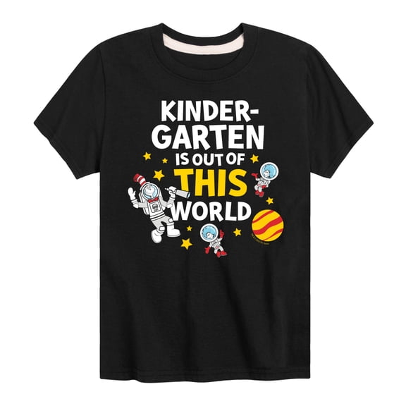 Dr. Seuss - Kindergarten Out Of This World - Youth Short Sleeve Graphic T-Shirt