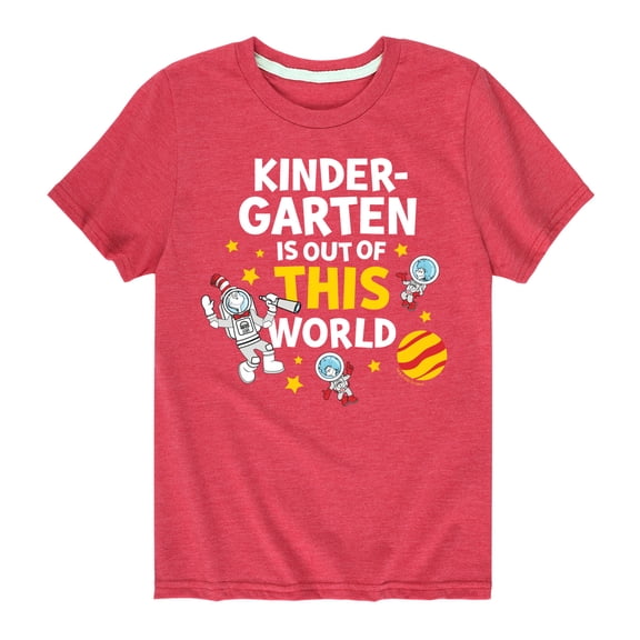 Dr. Seuss - Kindergarten Out Of This World - Youth Short Sleeve Graphic T-Shirt
