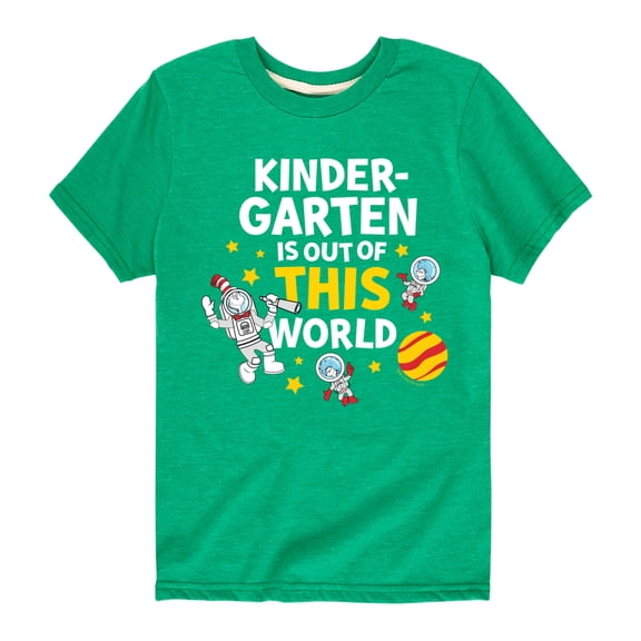 Dr. Seuss - Kindergarten Out Of This World - Youth Short Sleeve Graphic T-Shirt
