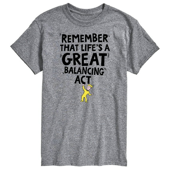 Dr. Seuss - Life Great Balancing Act - Men's Short Sleeve Graphic T-Shirt