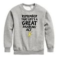 thumbnail image 1 of Dr. Seuss - Life Great Balancing Act - Toddler And Youth Crewneck Fleece Sweatshirt, 1 of 6