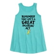 thumbnail image 1 of Dr. Seuss - Life Great Balancing Act - Toddler and Youth Girls A-line Dress, 1 of 5