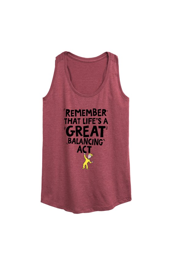 - Life Great Balancing Act - Women's Racerback Tank Top