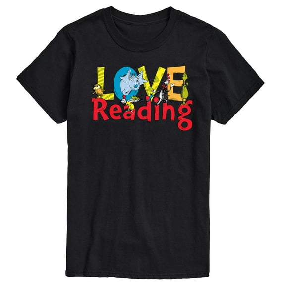 Dr. Seuss - Love Reading - Men's Short Sleeve Graphic T-Shirt