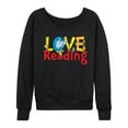thumbnail image 1 of Dr. Seuss - Love Reading - Women's Lightweight French Terry Pullover, 1 of 6