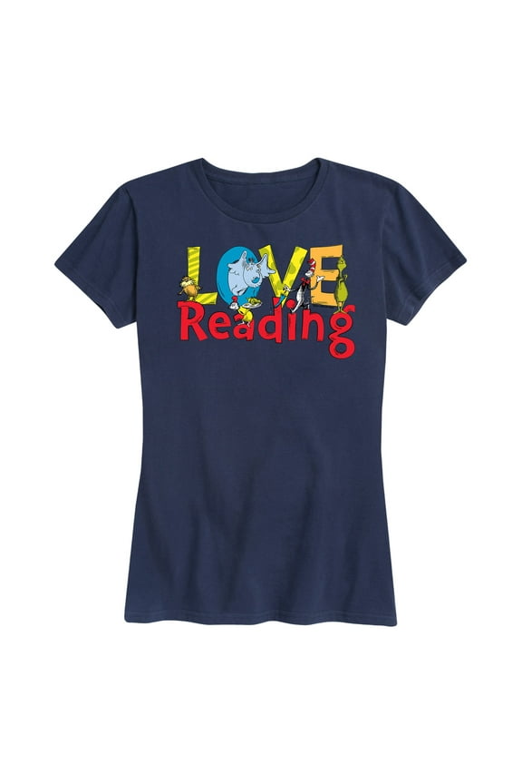 - Love Reading - Women's Short Sleeve Graphic T-Shirt