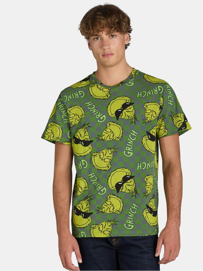 Dr. Seuss Men's and Men's Big & Tall Cool Grinch Graphic Tee