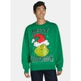 thumbnail image 1 of Dr. Seuss Men's & Big Men's The Grinch Smiley Graphic Sweatshirt, Sizes XS-3XL, 1 of 7