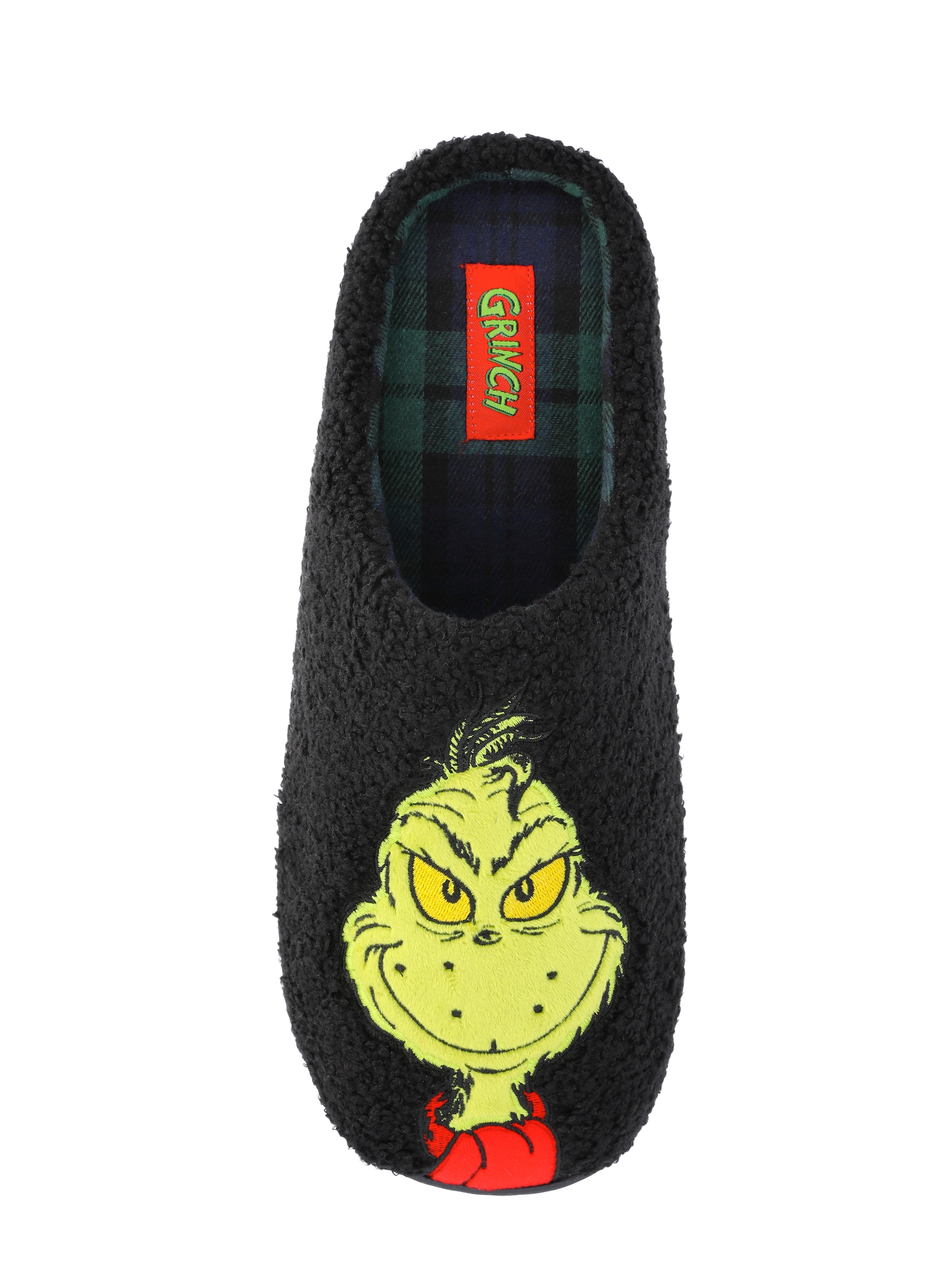 Dr Seuss Men's Grinch Icon Slippers - Walmart.com