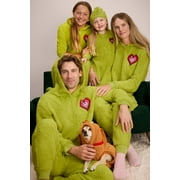 DR. SEUSS Men’s The Grinch Christmas Matching Family Pajamas Union Suit, Sizes S-2XL