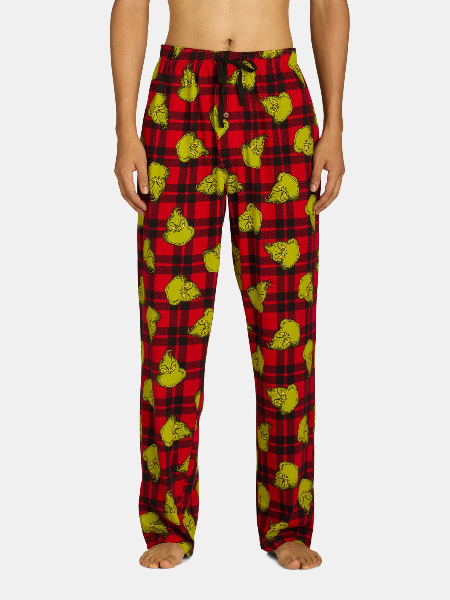 Seuss Men's The Grinch Knit Sleep Pants, Sizes S-XL