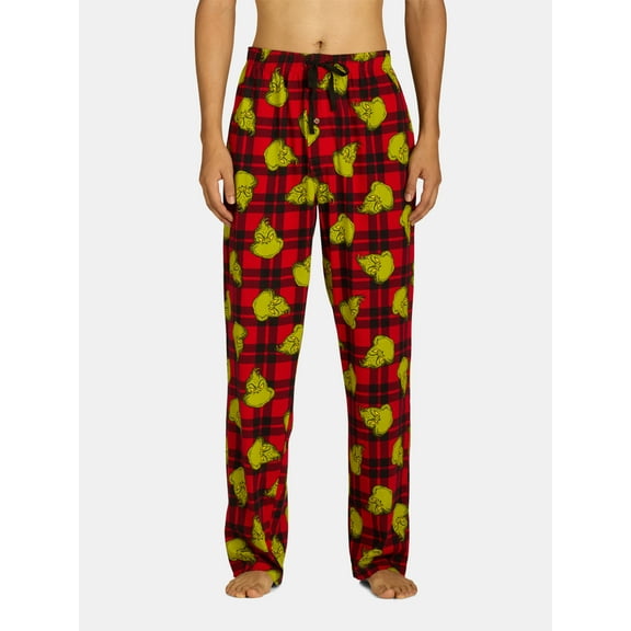 Dr. Seuss Men's The Grinch Knit Sleep Pants, Sizes S-XL