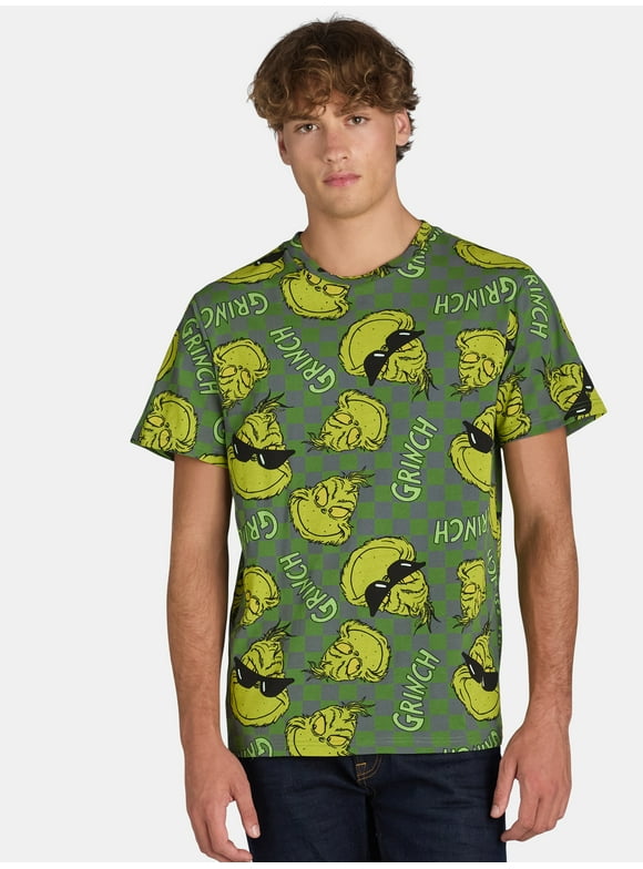Men's and Men's Big & Tall Cool Grinch Graphic Tee, Sizes S-3XL