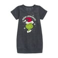 thumbnail image 1 of Dr. Seuss - Merry Grinchmas - Toddler And Youth Girls Fleece Dress, 1 of 4