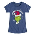 thumbnail image 1 of Dr. Seuss - Merry Grinchmas - Toddler And Youth Girls Short Sleeve Graphic T-Shirt, 1 of 5