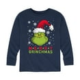 thumbnail image 1 of Dr. Seuss - Merry Grinchmas - Toddler And Youth Long Sleeve Graphic T-Shirt, 1 of 4