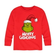 DR. SEUSS' THE GRINCH Dr. Seuss - Merry Grinchmas - Toddler And Youth Long Sleeve Graphic T-Shirt