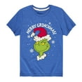 thumbnail image 1 of Dr. Seuss - Merry Grinchmas - Toddler And Youth Short Sleeve Graphic T-Shirt, 1 of 5