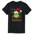 thumbnail image 1 of Dr. Seuss - Merry Santa Grinch - Men's Short Sleeve Graphic T-Shirt, 1 of 5