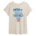 thumbnail image 1 of Dr. Seuss - Mom of Wild Things - Women's Oversized Graphic T-Shirt, 1 of 5