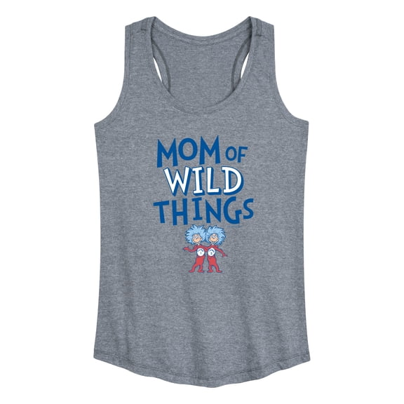 Dr. Seuss - Mom of Wild Things - Women's Racerback Tank