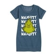thumbnail image 1 of Dr. Seuss - Naughty Grinch - Toddler And Youth Girls Fleece Dress, 1 of 5