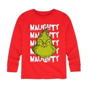 Dr. Seuss - Naughty Grinch - Toddler And Youth Long Sleeve Graphic T-Shirt