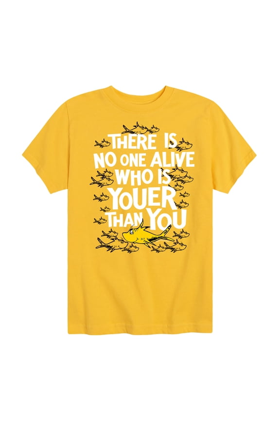 - No One Is Youer Than You - Toddler And Youth Short Sleeve Graphic T-Shirt