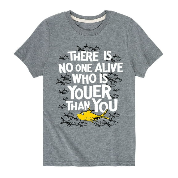 Dr. Seuss - No One Is Youer Than You - Toddler And Youth Short Sleeve Graphic T-Shirt