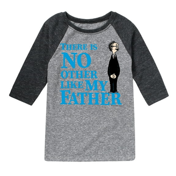 Dr. Seuss - No Other Like Father - Toddler And Youth Raglan Graphic T-Shirt