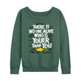 thumbnail image 1 of Dr. Seuss - Noone Is Youer Than You - Women's Lightweight French Terry Pullover, 1 of 6