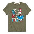 thumbnail image 1 of Dr. Seuss - Oh! Places You'll Go When You Read - Youth Short Sleeve Graphic T-Shirt, 1 of 6