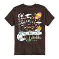 thumbnail image 1 of Dr. Seuss - Oh The Place You'll Go Illustrations - Youth Boys Short Sleeve Graphic T-Shirt, 1 of 5