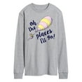 thumbnail image 1 of Dr. Seuss - Oh The Places I'll Go Balloon - Men's Long Sleeve T-Shirt, 1 of 6