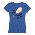 thumbnail image 1 of Dr. Seuss - Oh The Places I'll Go Balloon - Women's Short Sleeve Graphic T-Shirt, 1 of 6