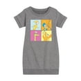 thumbnail image 1 of Dr. Seuss - Oh! The Places I'll Go - Toddler And Youth Girls Fleece Dress, 1 of 6