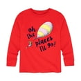 thumbnail image 1 of Dr. Seuss - Oh! The Places I'll Go - Toddler And Youth Long Sleeve Graphic T-Shirt, 1 of 6