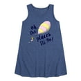 thumbnail image 1 of Dr. Seuss - Oh! The Places I'll Go - Toddler and Youth Girls A-line Dress, 1 of 6