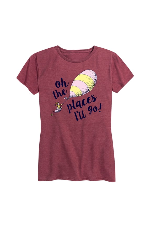 - Oh The Places I'll Go - Women's Short Sleeve Graphic T-Shirt