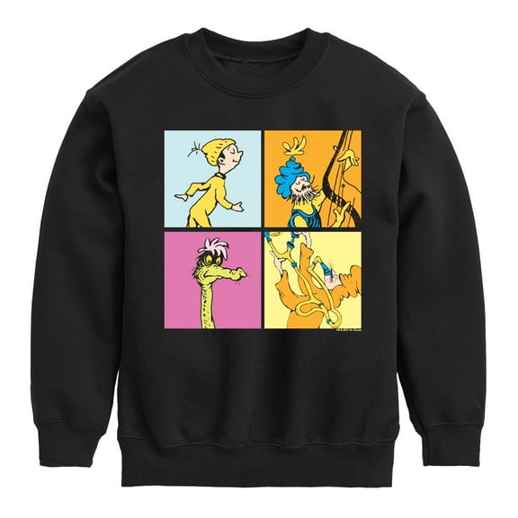 Dr. Seuss - Oh! The Places You'll Go - Kids Toddler And Youth Crewneck Fleece Sweatshirt
