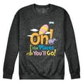 thumbnail image 1 of Dr. Seuss - Oh! The Places You'll Go - Men's Crew Neck Fleece Pullover, 1 of 6
