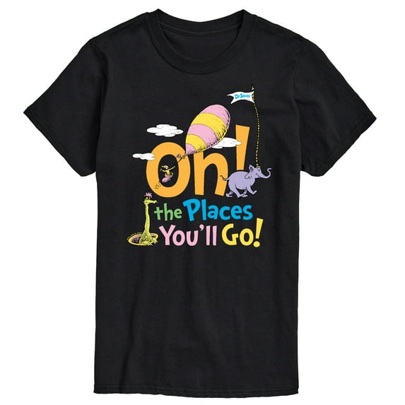 Dr. Seuss - Oh! The Places You'll Go - Men's Short Sleeve Graphic T-Shirt