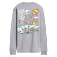 thumbnail image 1 of Dr. Seuss - Oh! The Places You'll Go Scene - Men's Long Sleeve Graphic T-Shirt, 1 of 4