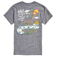 thumbnail image 1 of Dr. Seuss - Oh! The Places You'll Go Scene - Men's Short Sleeve Graphic T-Shirt, 1 of 5