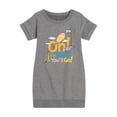 thumbnail image 1 of Dr. Seuss - Oh! The Places You'll Go - Toddler And Youth Girls Fleece Dress, 1 of 1